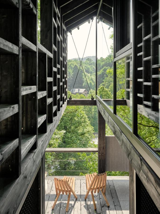 Hutstuf The Beaver & Private Outdoor Spa La Roche-en-Ardenne Exterior foto