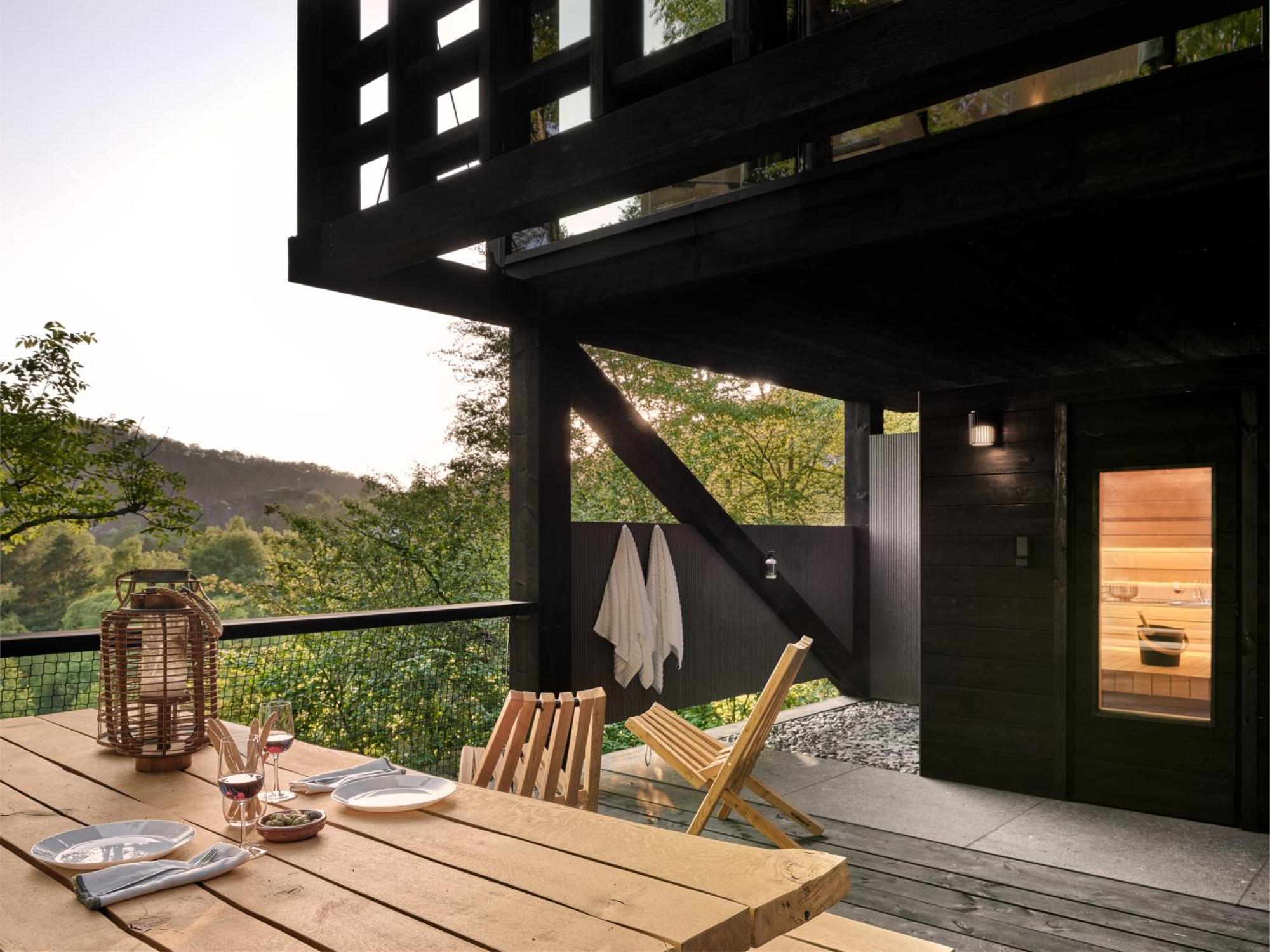 Hutstuf The Beaver & Private Outdoor Spa La Roche-en-Ardenne Exterior foto